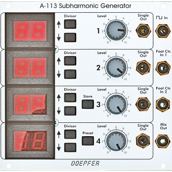 Doepfer A-113 Subharmonic Generator