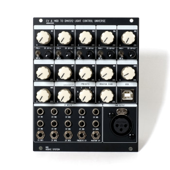 ADDAC 223 CV-MIDI To DMX512 Light Control Universe