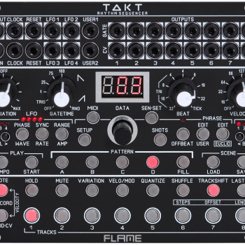 Flame Takt Rhythm Sequencer