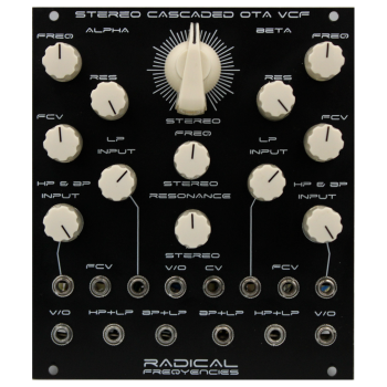 Radical Frequencies Stereo Cascaded Ota VCF