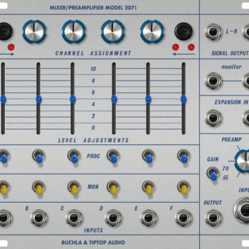 Tiptop Audio Buchla 207t Mixer Preamplifier