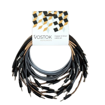 Vostok Instruments Copper And Silver Patch Cable Set Of 20