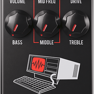JHS Pedals Hard Drive Black