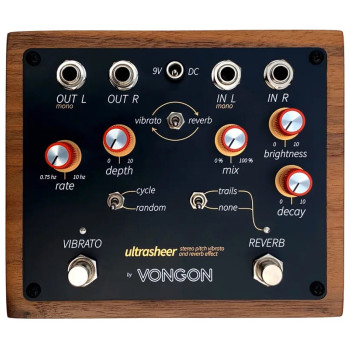 Vongon Ultrasheer STEREO PITCH VIBRATO AND REVERB PEDAL