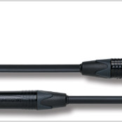 Mogami 2524 Instrument Cable 0,5 M Neutrik Gold 6.3mm TS jack - TS angled jack 