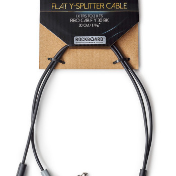 Rockboard Flat Y-Splitter Cable 30 cm