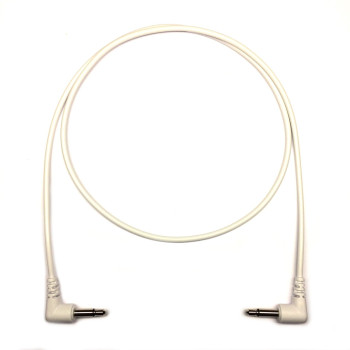 Tendrils Right Angled Eurorack Patch Cable (60cm White) 6 patch