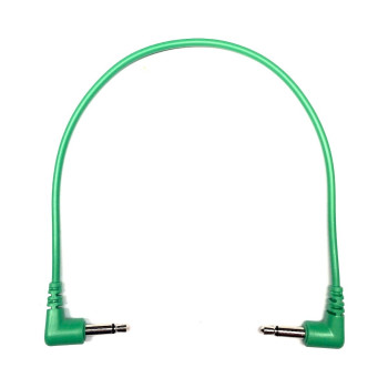 Tendrils Right Angled Eurorack Patch Cable (20cm Emerald) 6 patch