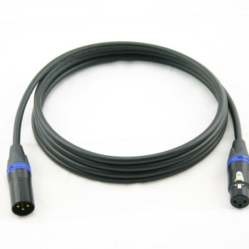 Mogami 2534 Microphone Cable XLR-XLR Blue 1M with Neutrik  