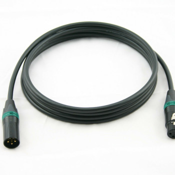 Mogami 2534 Microphone Cable XLR-XLR green 1M with Neutrik  